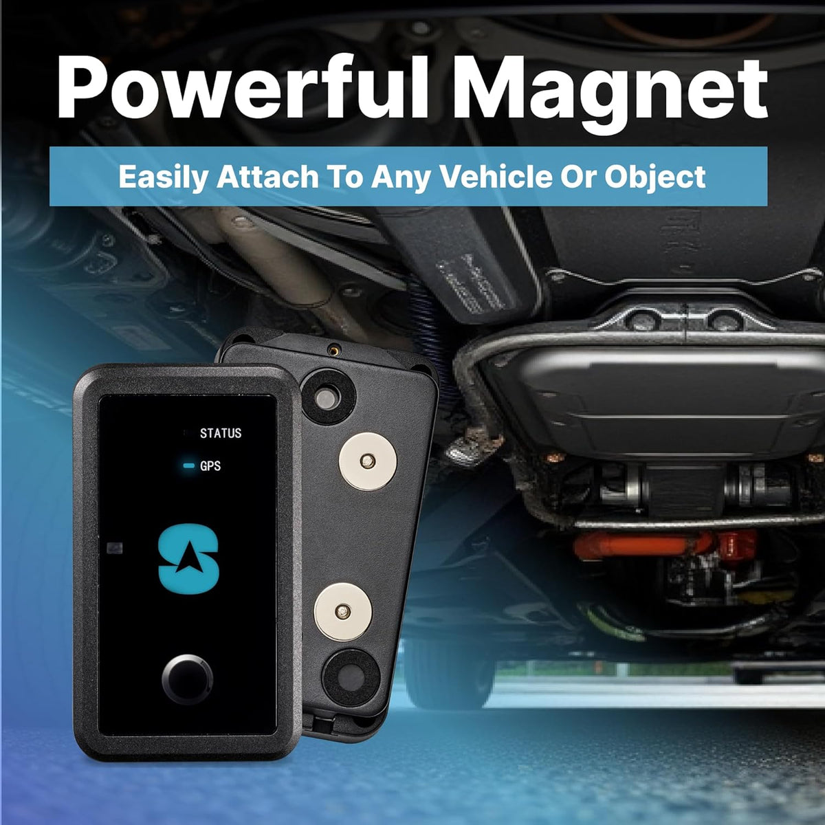 Spy Tec GPS MAX 12 Month Weatherproof Long Term Tracker w/Magnetic Mount for Cars, Vehicles, Loved Ones, Equipment, Trailers, RV - Unlimited Worldwide Real-Time GPS Tracking - Low Cost Plan