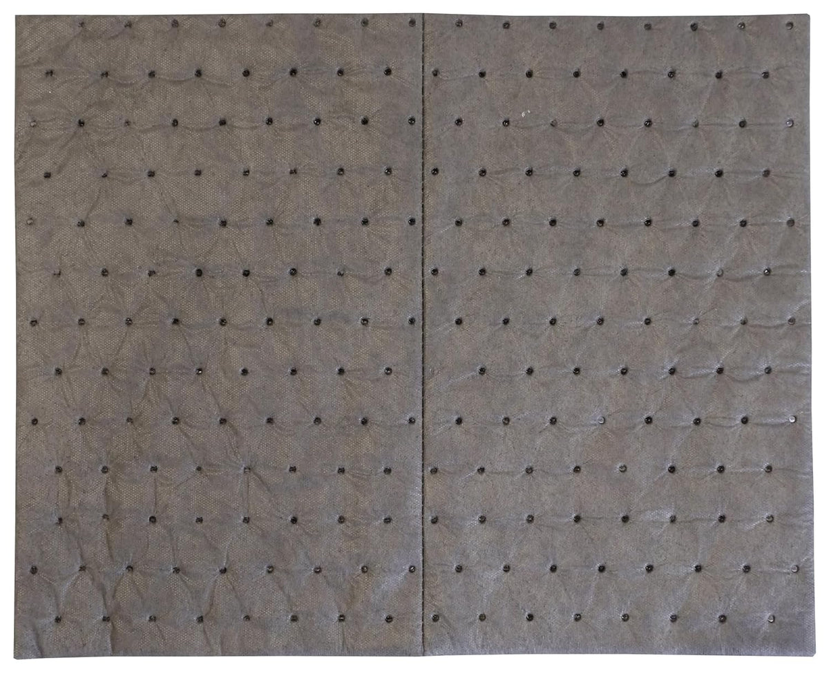 Oil-Dri L90907 15" W x 19" L Universal Heavy Weight Bonded Perforated Pads (50 Mats/Box)