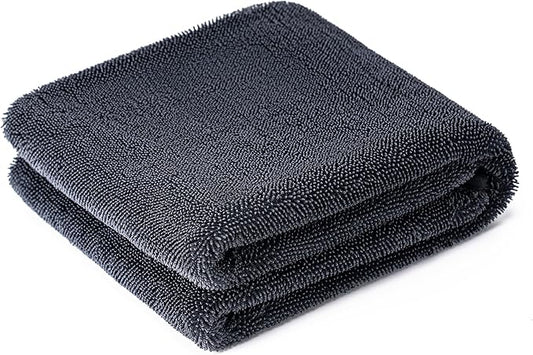 CADONO Large Microfiber Car Drying Towel, Ultra Absorbent Microfiber Cleaning Cloth for Cars, No Streaks, Scratches, or Water Spots (36"x 24")