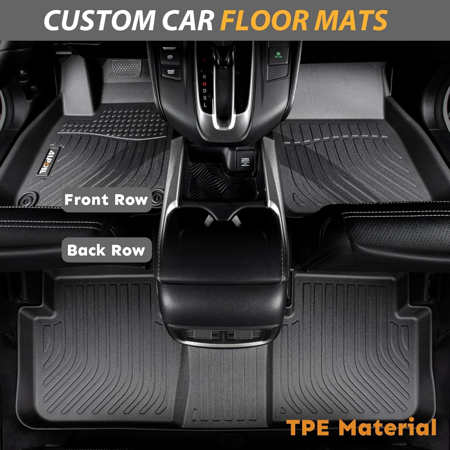AIPOIL® Floor Mats & Cargo Liner Set for 2018-2025 Leaf | All-Weather | Easy to Clean | All-Round Protection丨Full Set Automobile mats Accessories.
