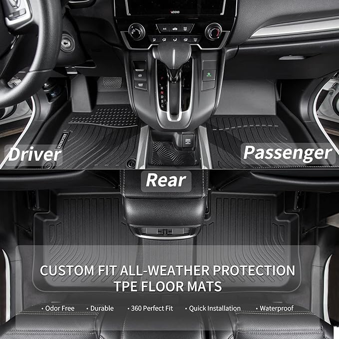 KELCSEECS Floor Mats & Cargo Liner for 2024 2023 2022 2021 2020 2019 2018 Camry(Not Fit AWD & Hybrid) All Weather Car Mats Cargo Mat Trunk Mat Camry Floor Mats Trunk Liner Accessories