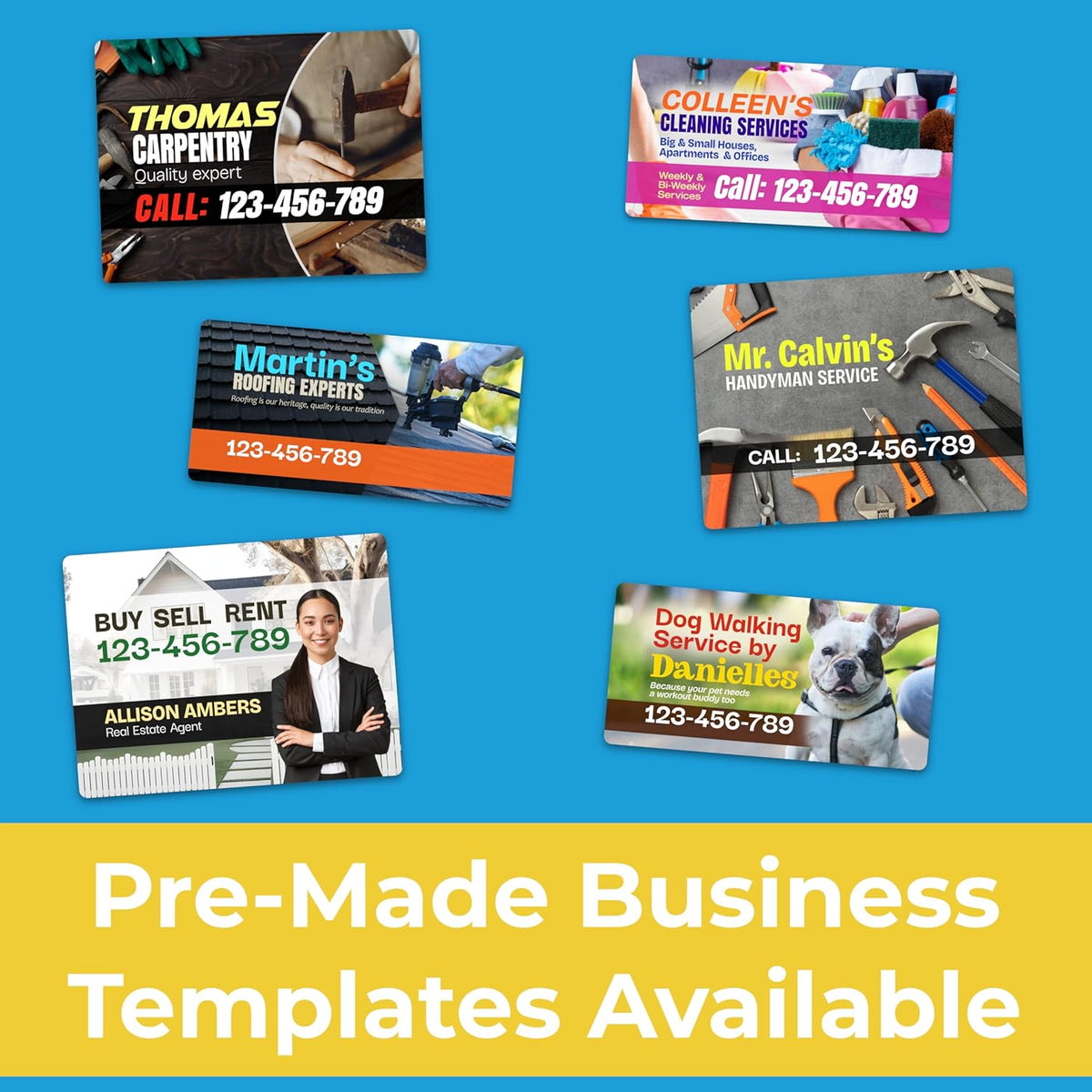 Custom Car Magnets for Business— Personalized Vehicle Magnetic Signs for Cars, Trucks — Customized with Your Full-Color Image, Text — Templates Available