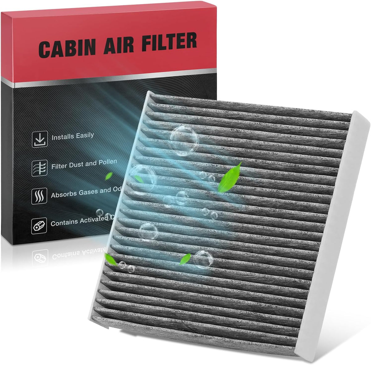 BDFHYK CAF4021C Cabin Air Filter with Activated Carbon Compatible with INFINITI 2012-2013 M35h, 2011-2013 M37/M56, 2014-2019 Q70, 2015-2019 Q70L