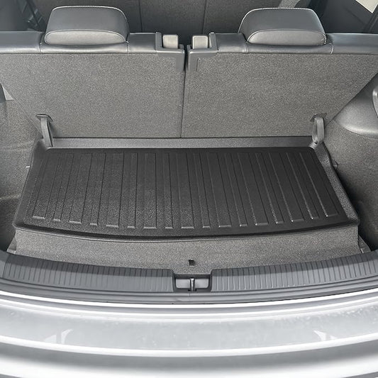 Premium Cargo Liner for Volkswagen Tiguan 7 Seat Model - Custom Fit Car Trunk Mat - All-Season Black Cargo Mat - 3D Shaped Laser Measured Trunk Liners