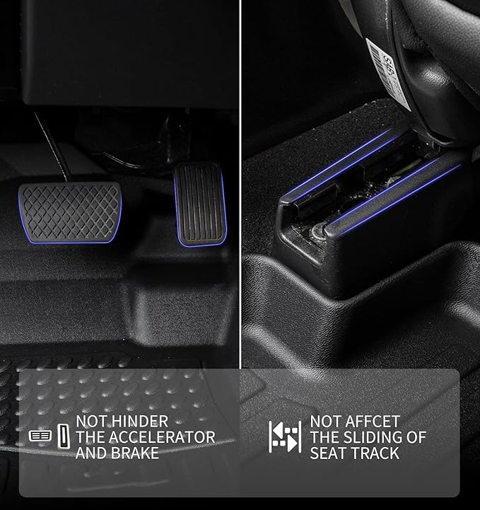 KELCSEECS® Floor Mats & Cargo Liner for 2025 2024 2023 2022 Hyundai Tucson Hybrid Car Mats Cargo Mat Trunk Mat Tucson Hybrid All Weather Floor Mats Trunk Liner Black Accessories