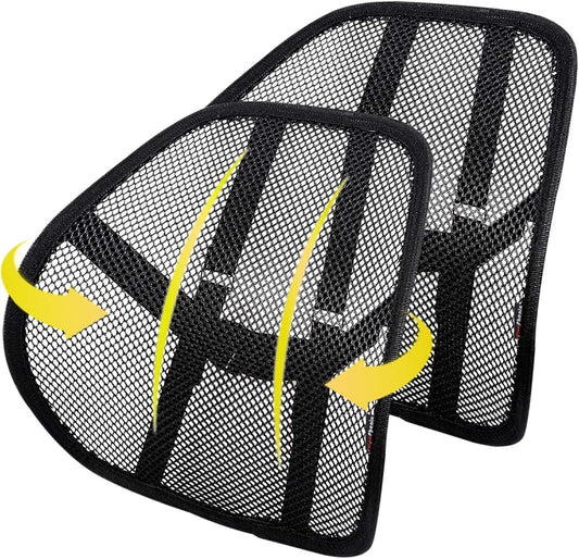 kingphenix Lumbar Support (2 Pack) with Breathable Mesh, Suit for Car, Office Chair