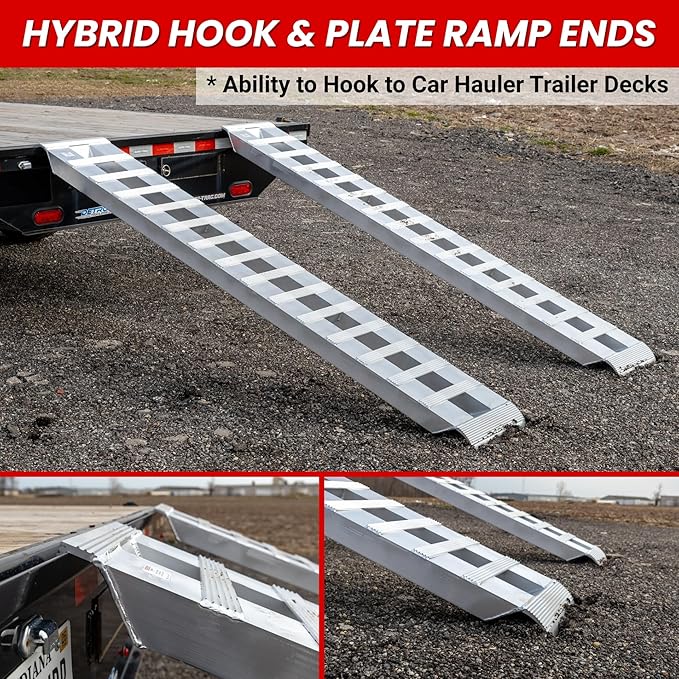 GEN-Y Hitch Heavy Duty Aluminum Ramps 8K Capacity (14' Pair)