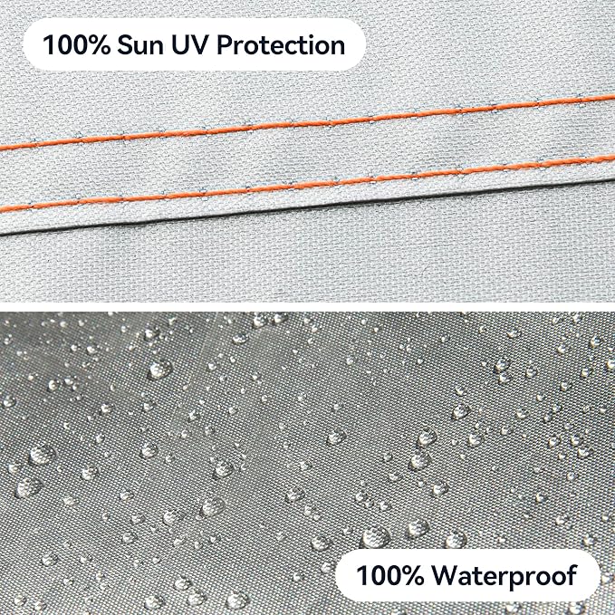 7-Layer SUV Car Cover Compatible with Toyota RAV4 2006-2024,Waterproof Full Car Cover for Automobiles All Weather UV Rain Snow Protection with Door Zipper