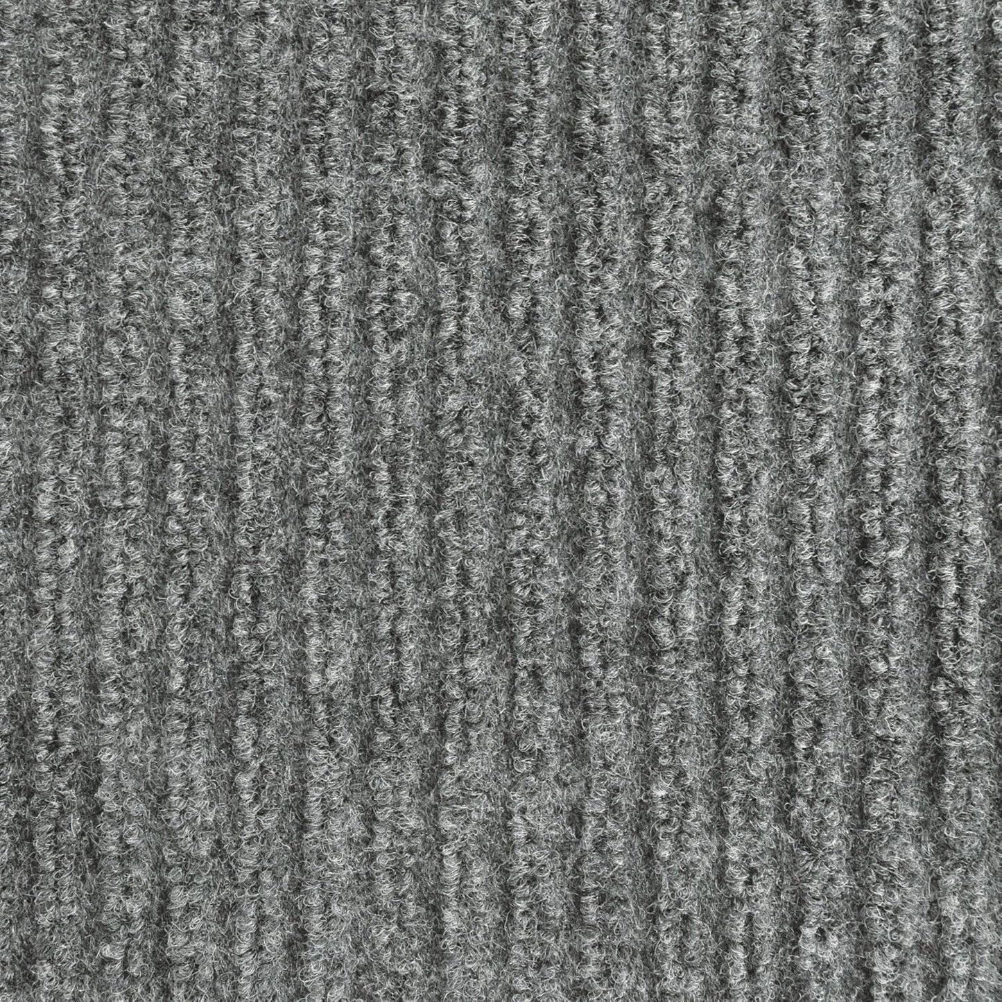 iCustomRug Spartan Weather Warrior Duty Indoor/Outdoor Utility Ribbed in 3ft,4ft,6ft Widths 70 Custom Sizes with Natural Non-Slip Rubber Backing 4'X52' in Grey