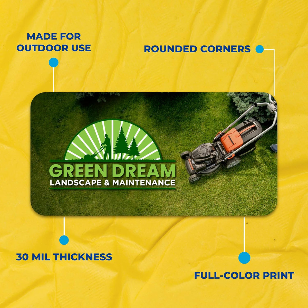 Custom Car Magnets for Business— Personalized Vehicle Magnetic Signs for Cars, Trucks — Customized with Your Full-Color Image, Text — Templates Available