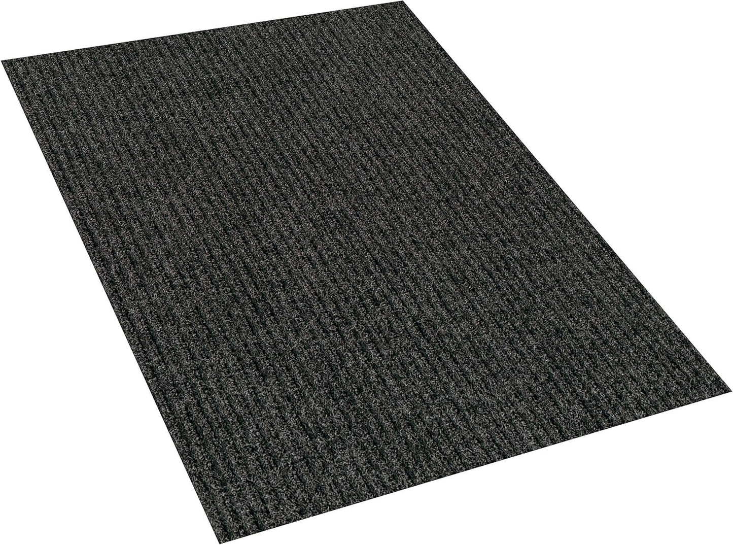 KOECKRITZ Heavy Duty Durable All Weather Indoor/Outdoor Non Slip Entrance Mat Rugs and Runners for Office Business Building Home Garage Front Door (6' x 19', Charcoal)