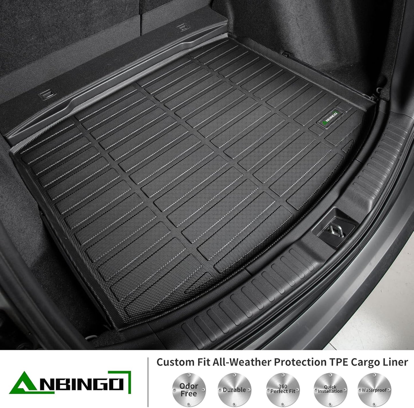ANBINGO® Floor Mats & Cargo Liner Set for 2024 2025 2026 Chevy Trax LS | 1RS | LT | 2RS | ACTIV & 2024 2025 2026 Envista | Preferred | Sport Touring | Avenir -Full Set