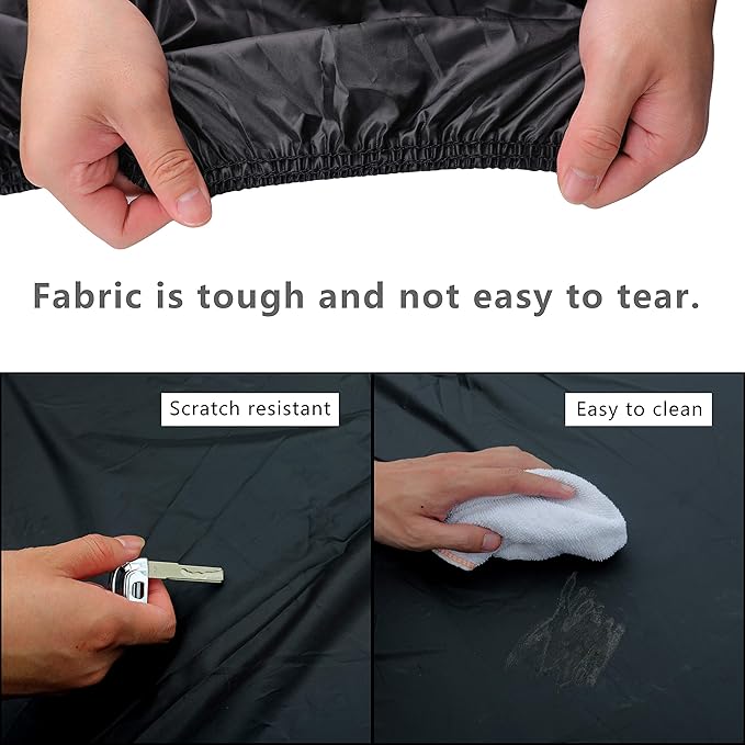 MORNYRAY Car Cover Waterproof All Weather Windproof Snowproof UV Protection Outdoor Indoor Full car Cover, Universal Fit for SUV (Fit SUV Length 181-190 inch)