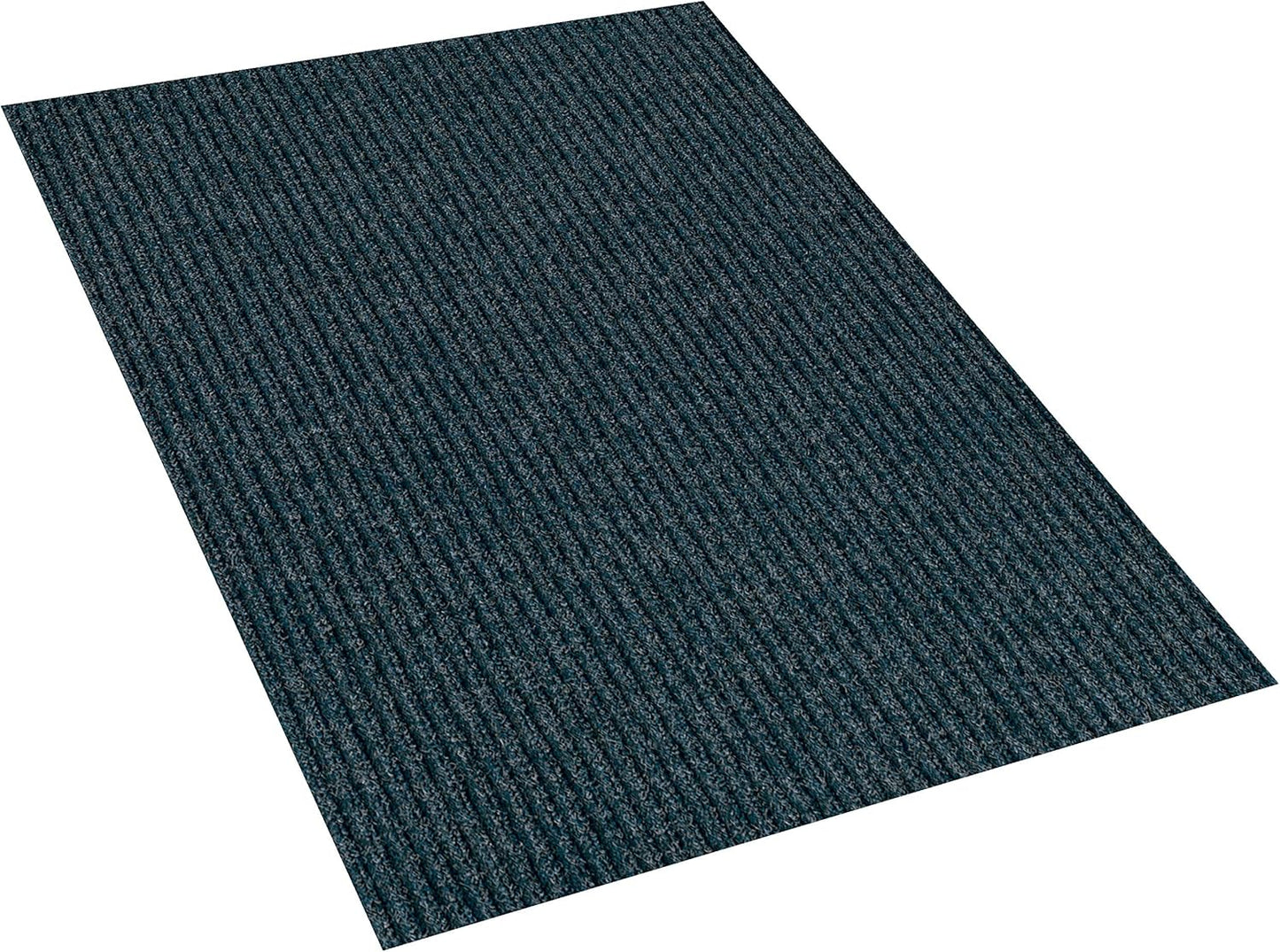 KOECKRITZ Heavy Duty Durable All Weather Indoor/Outdoor Non Slip Entrance Mat Rugs and Runners for Office Business Building Home Garage Front Door (3' x 14', Blue)